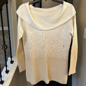 New York & Co. SoHo brand cowl neck/ off the shoulder sweater
